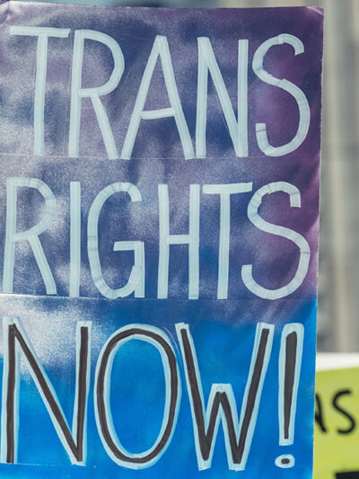 Trans Rights Now Sign
