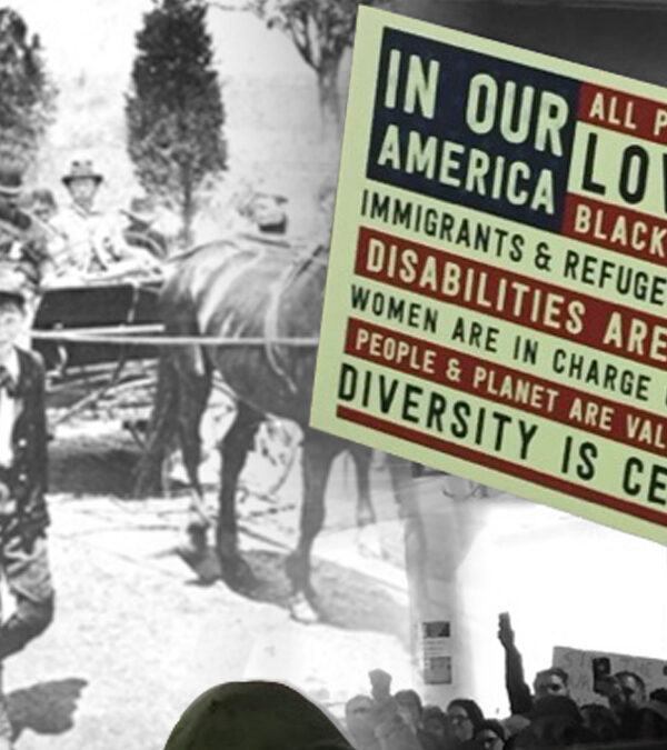 Coxey's Army Protesting side by side with modern day protest picture