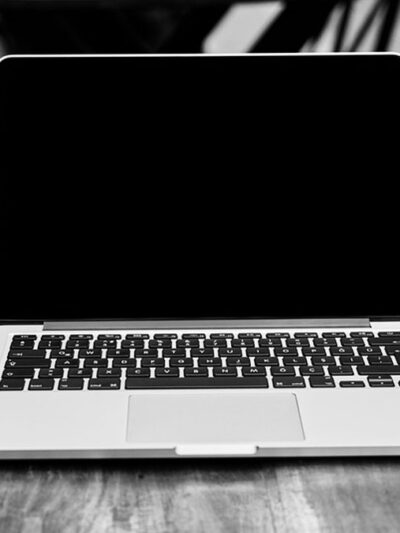 Laptop on Desk