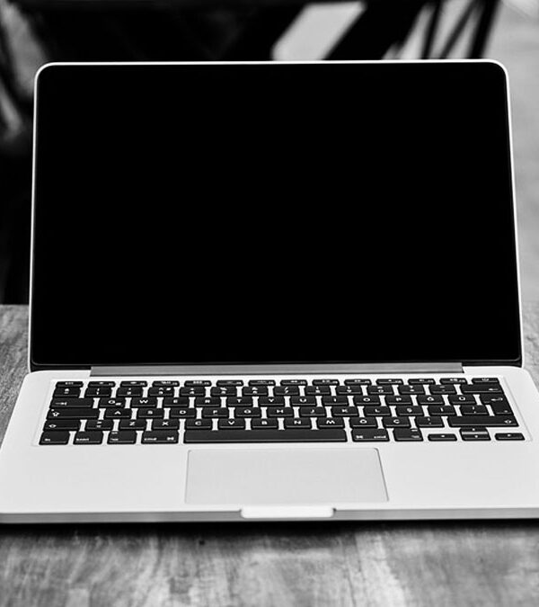 Laptop on Desk