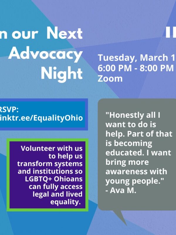 Blue box with event details that are listed in the event information.