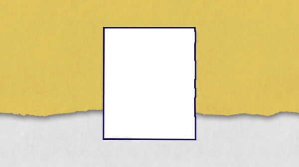 outline of portage county with light yellow background