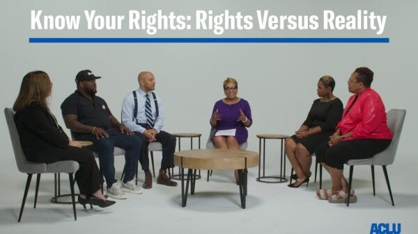 Know Your Rights - Rights Versus Reality - Panelists