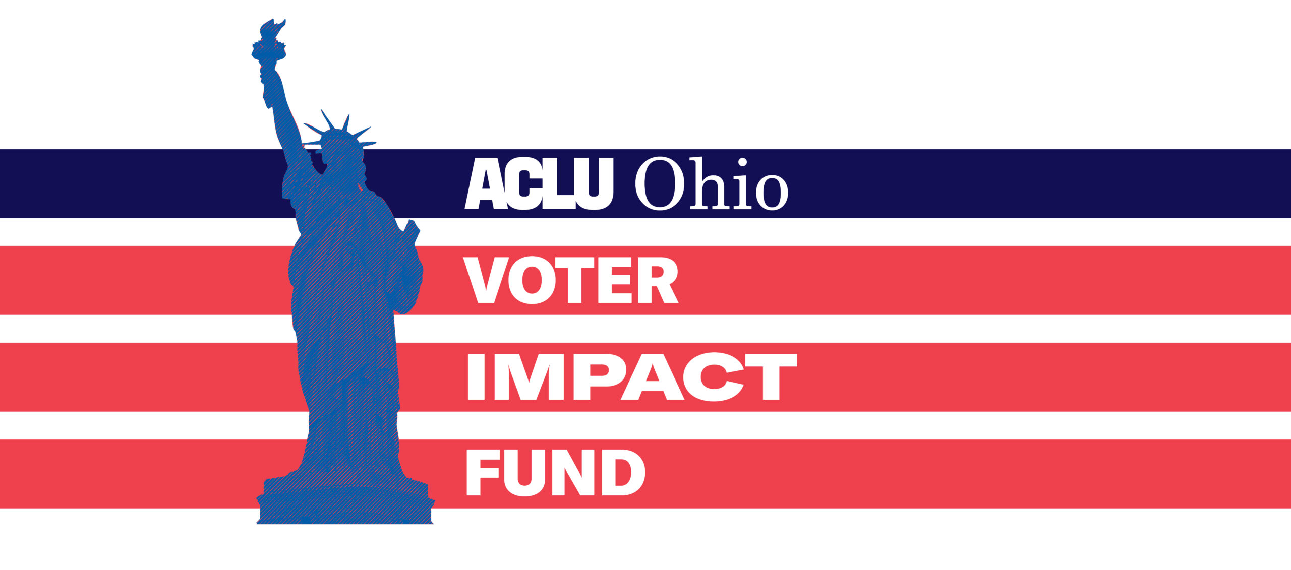 Voter Impact Fund Logo with the statue of liberty