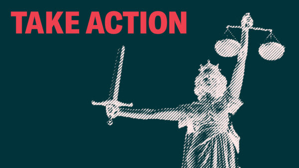 Lady Justice and Take Action