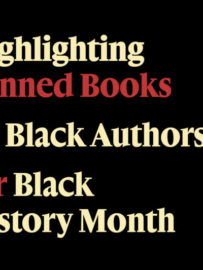 Red and Yellow Text on a black background