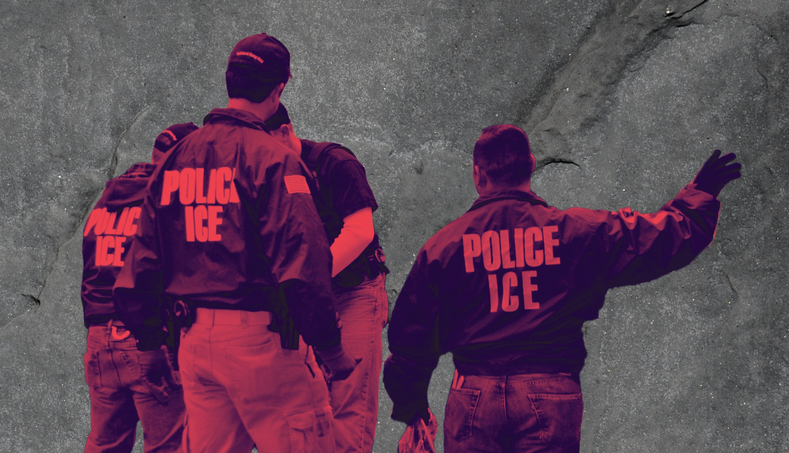 Ice Agents with Gray Background