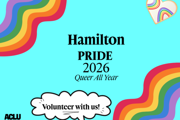 Hamilton Pride 2026 with rainbows