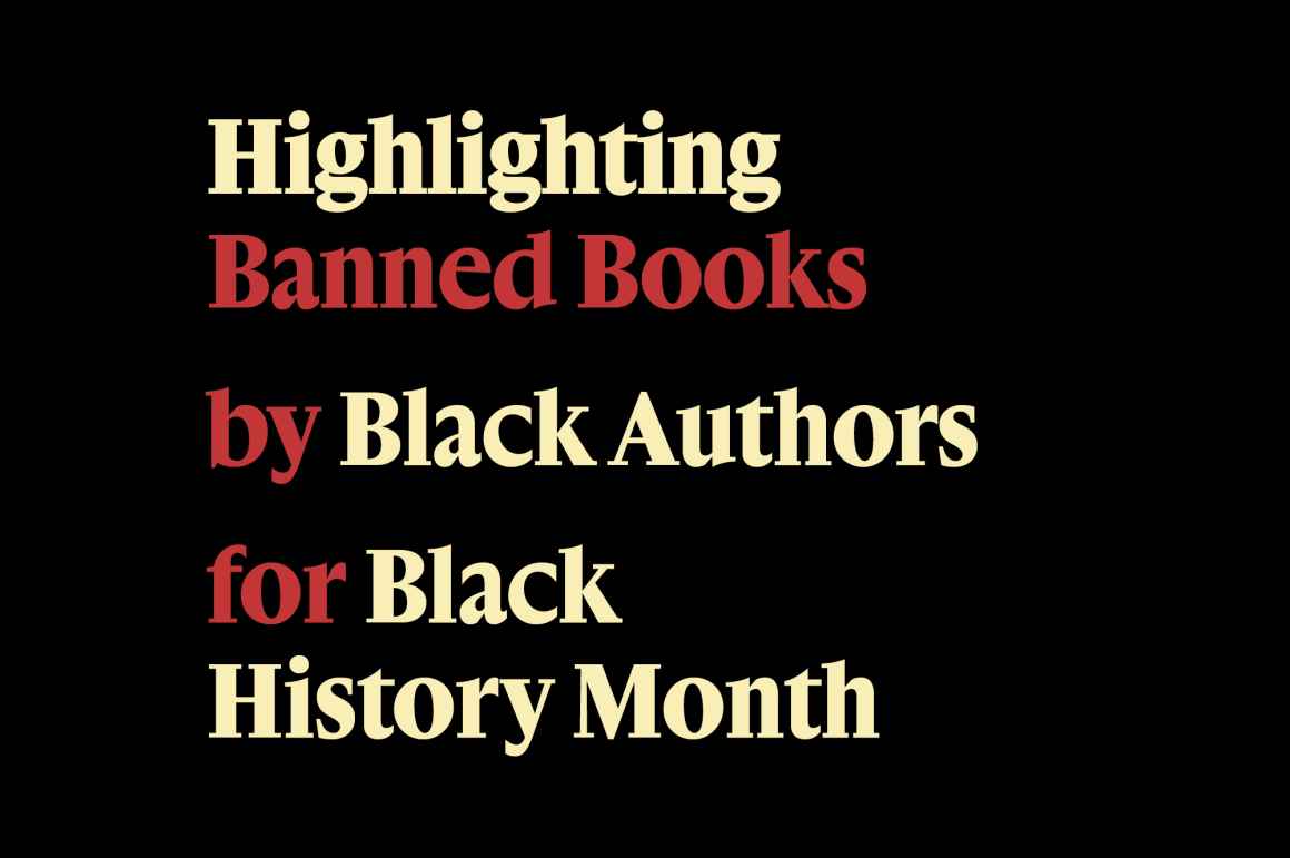 Red and Yellow Text on a black background