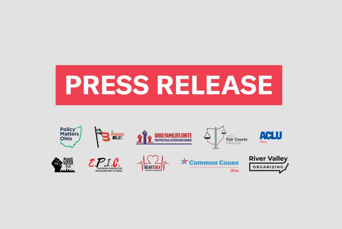 White letters that say 'Press Release' in a red ractangle on a gray background