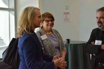 Piper Kerman, ACLU of Ohio Executive Director Chris Link, and ACLU of Ohio Board President Jack Guttenberg