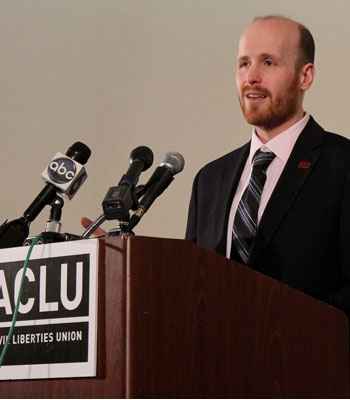 ACLU of Ohio senior policy director Mike Brickner