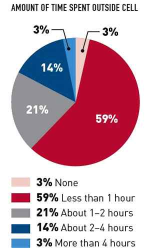 Chart - Amount of time spent outside cell