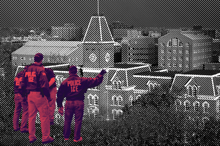 Image of Ohio State University and ICE Agents